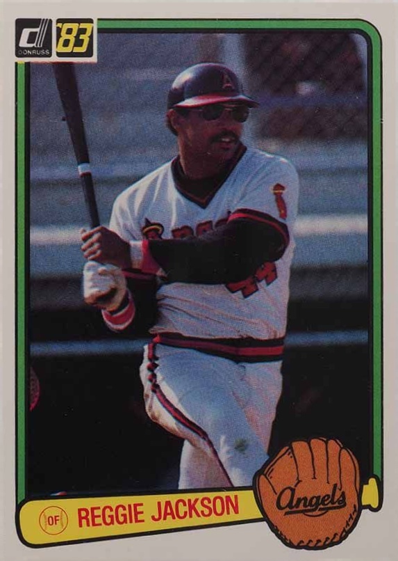 1983 Donruss Reggie Jackson #115 Baseball Card