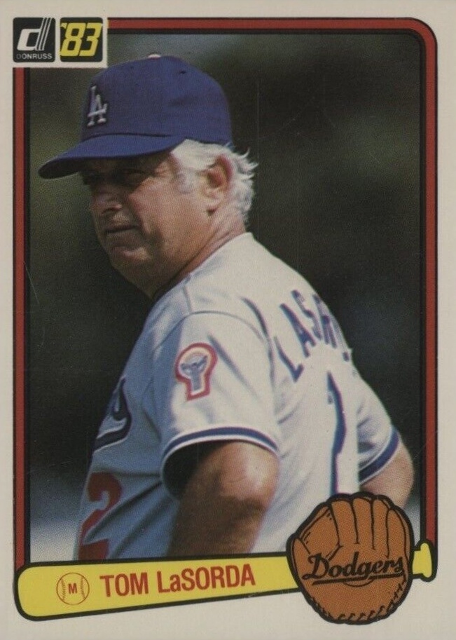 1983 Donruss Tom LaSorda #136 Baseball Card