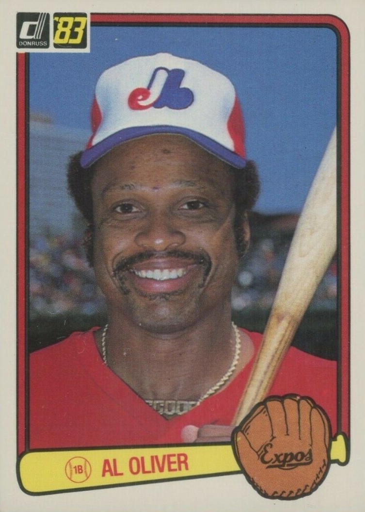 1983 Donruss Al Oliver #140 Baseball Card