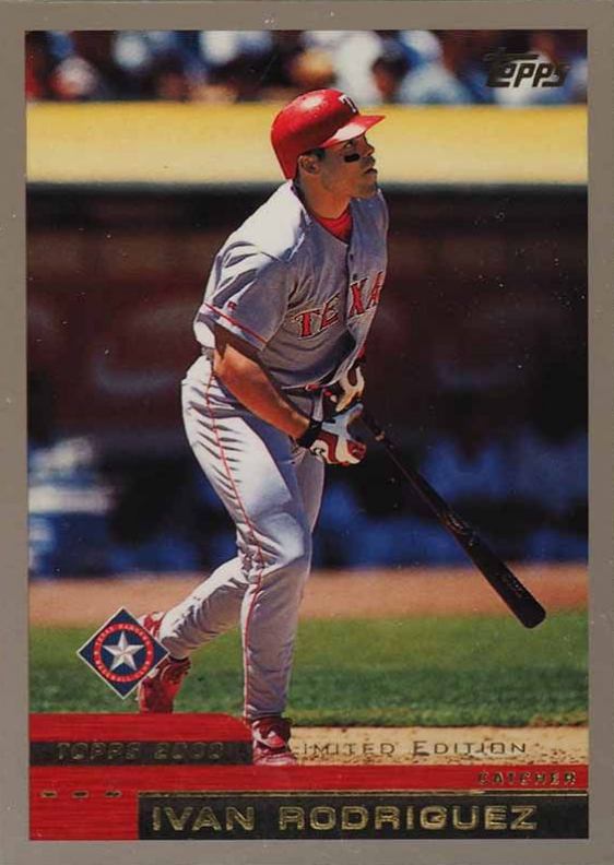 2000 Topps Limited Edition Ivan Rodriguez #64 Baseball Card