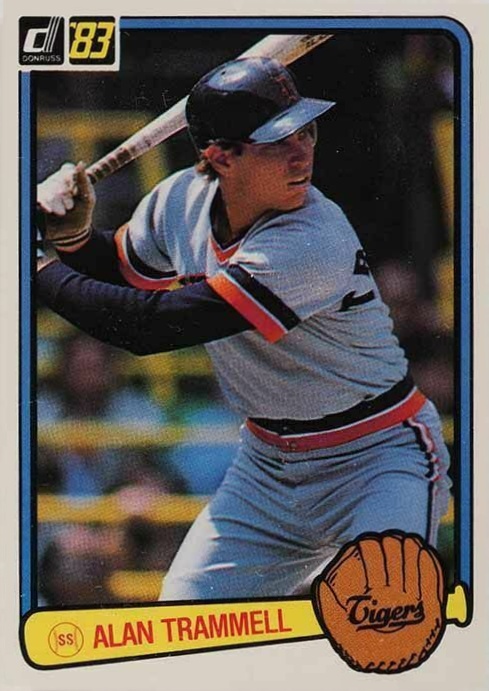 1983 Donruss Alan Trammell #207 Baseball Card