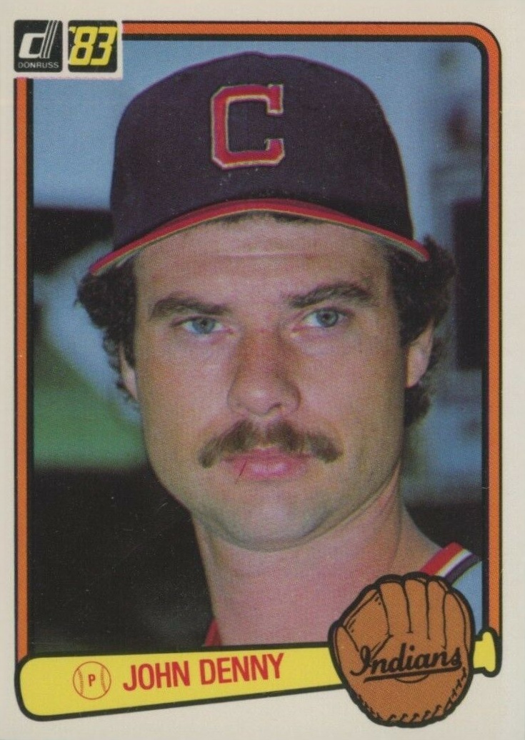 1983 Donruss John Denny #237 Baseball Card