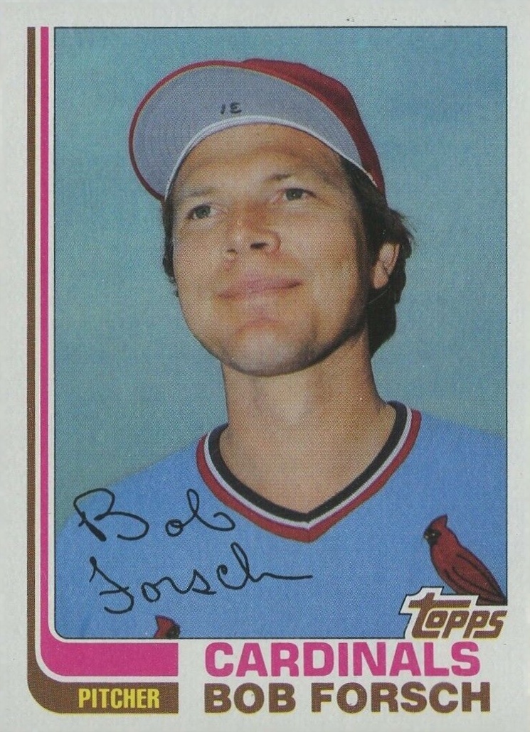 1982 Topps Bob Forsch #775 Baseball Card