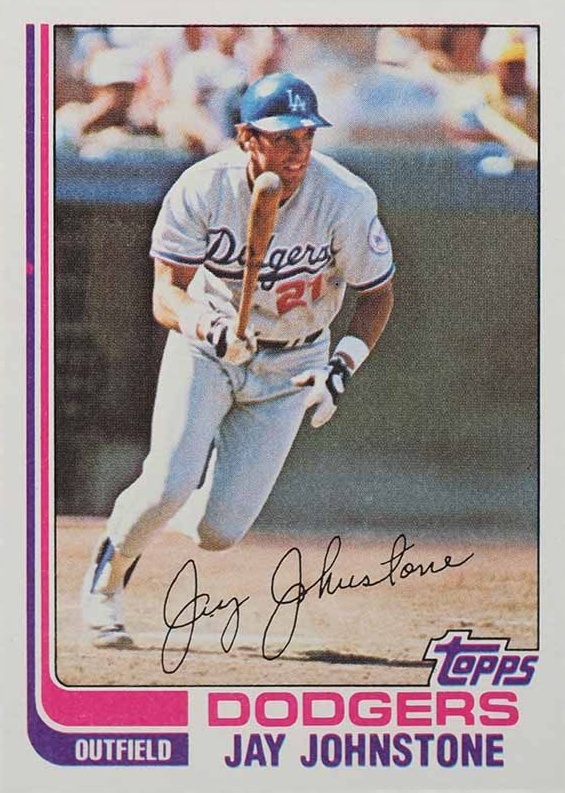 1982 Topps Jay Johnstone #774 Baseball Card
