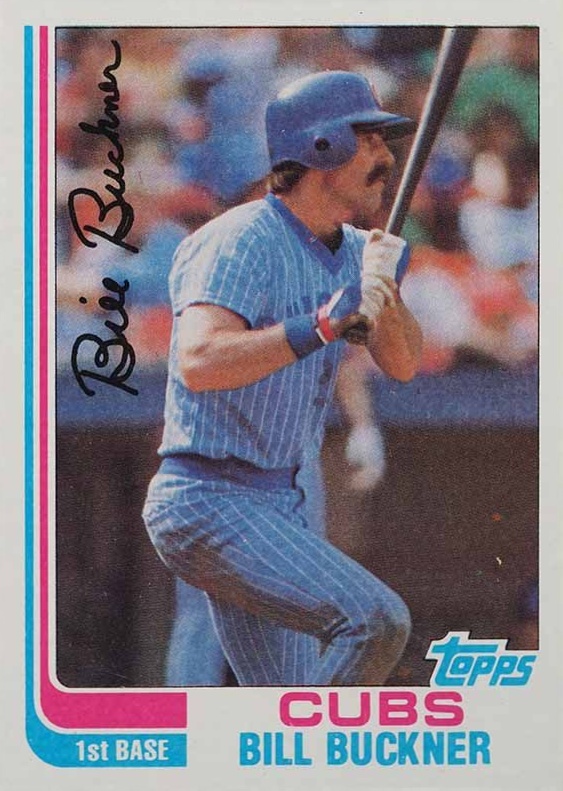 1982 Topps Bill Buckner #760 Baseball Card