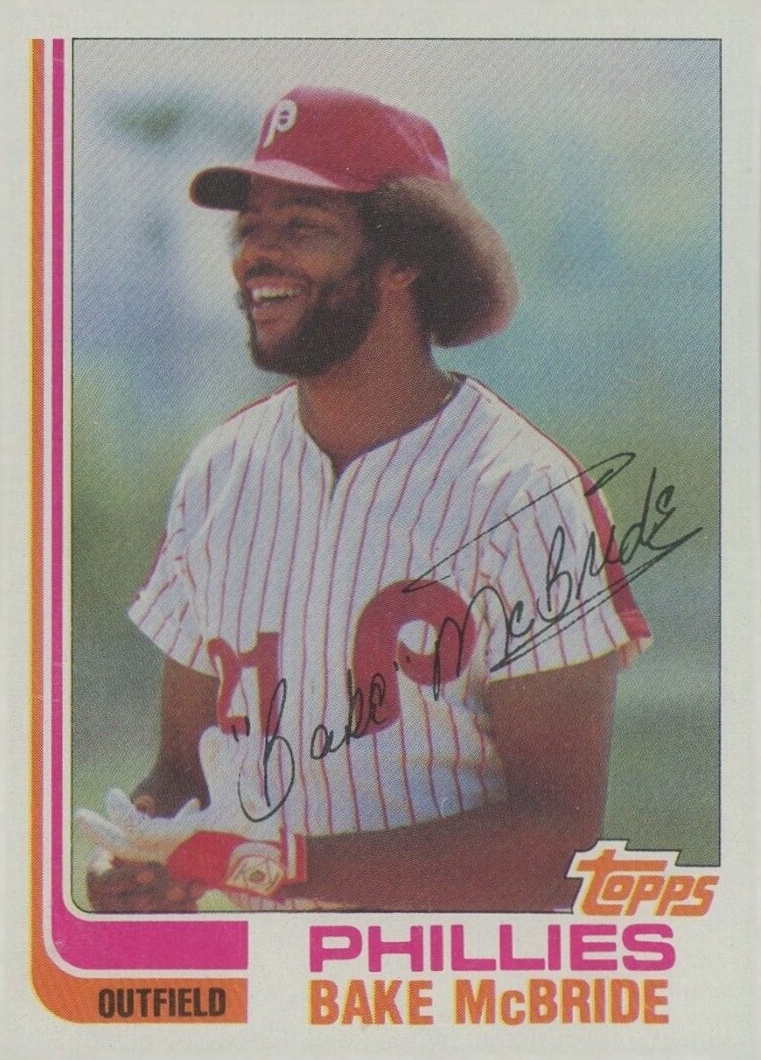 1982 Topps Bake McBride #745 Baseball Card