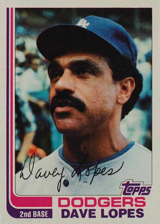 1982 Topps Dave Lopes #740 Baseball Card