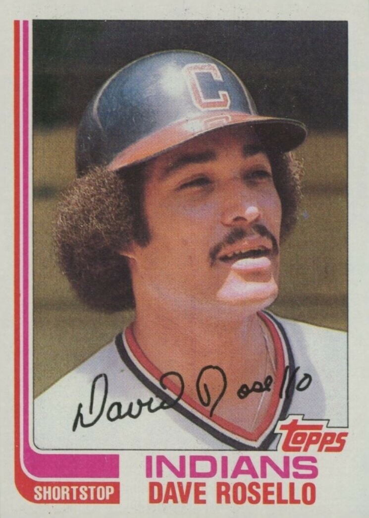 1982 Topps Dave Rosello #724 Baseball Card