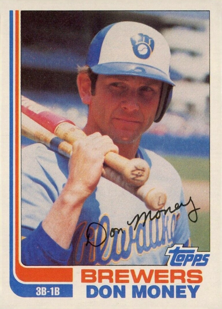1982 Topps Don Money #709 Baseball Card