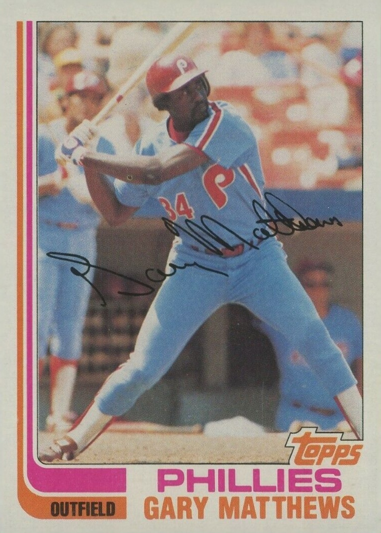 1982 Topps Gary Matthews #680 Baseball Card