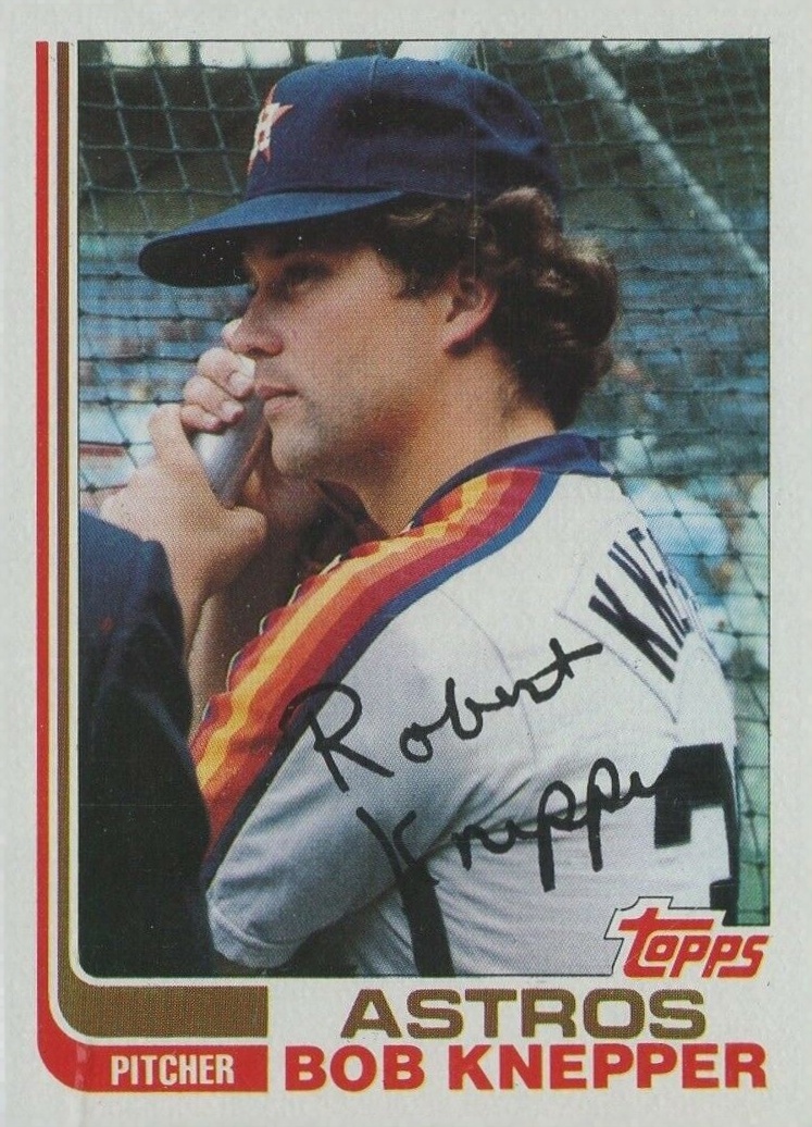 1982 Topps Bob Knepper #672 Baseball Card