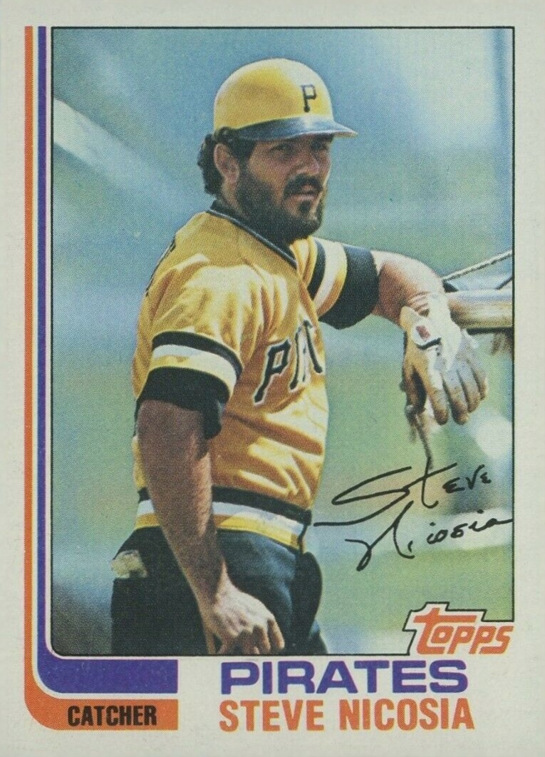 1982 Topps Steve Nicosia #652 Baseball Card