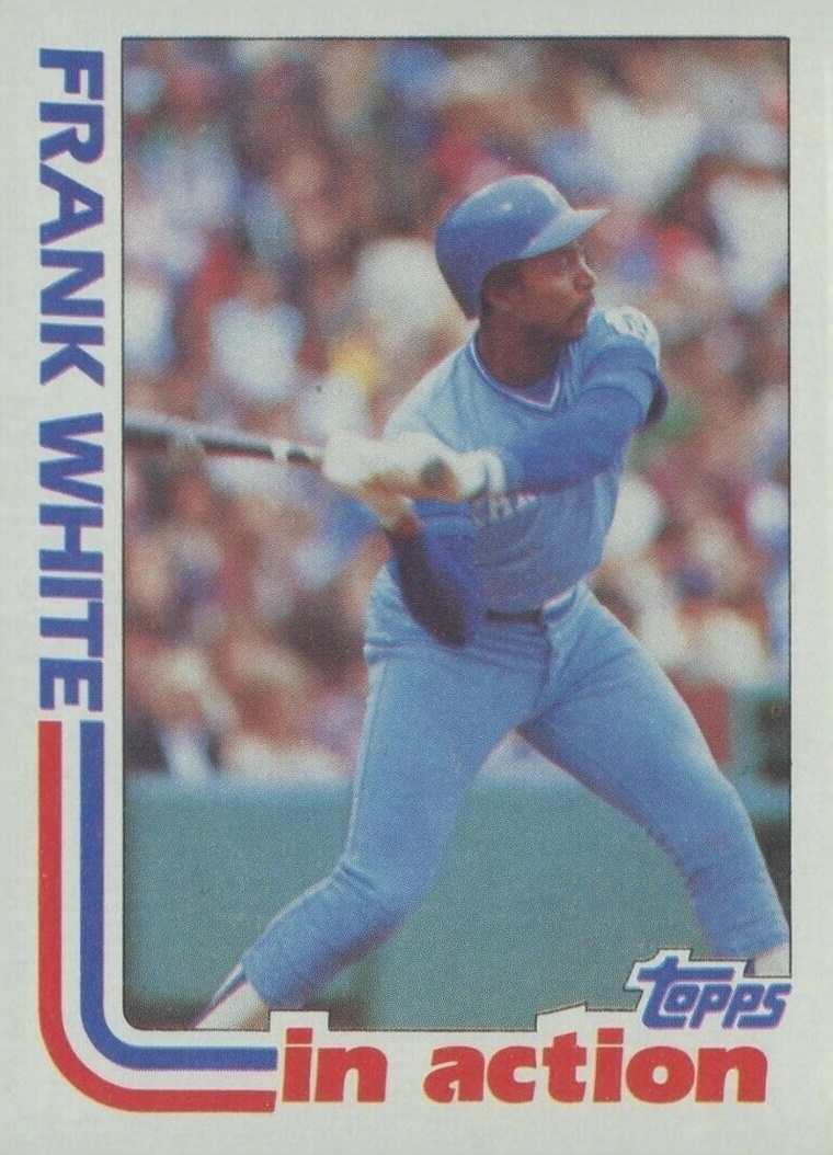 1982 Topps Frank White #646 Baseball Card