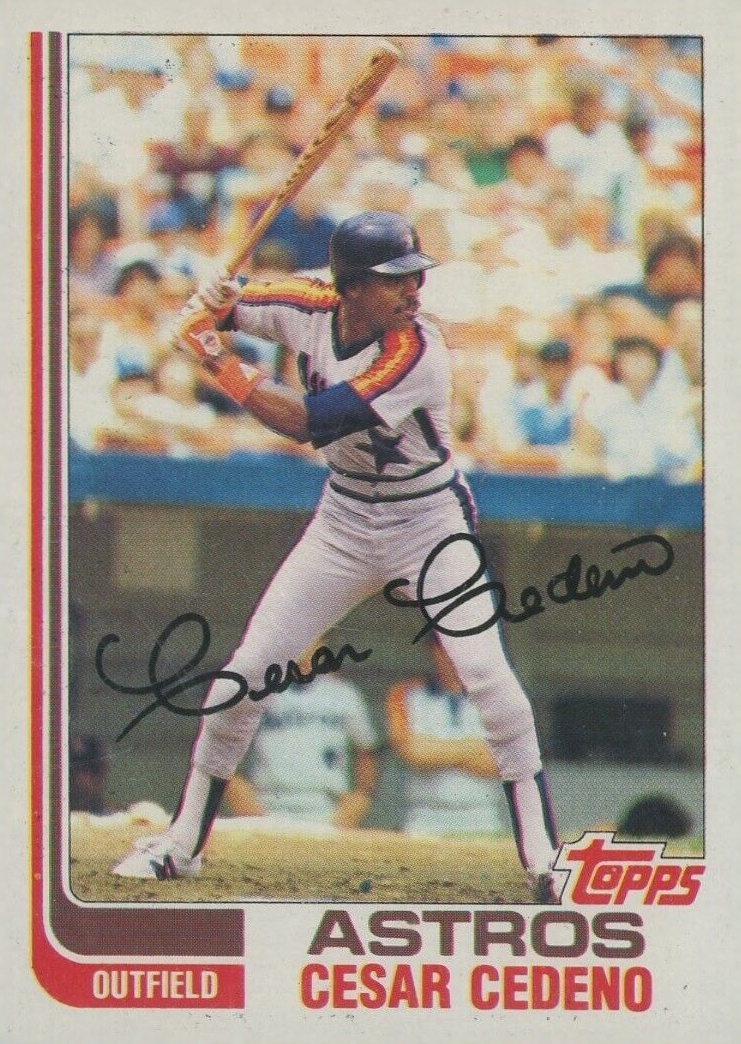1982 Topps Cesar Cedeno #640 Baseball Card
