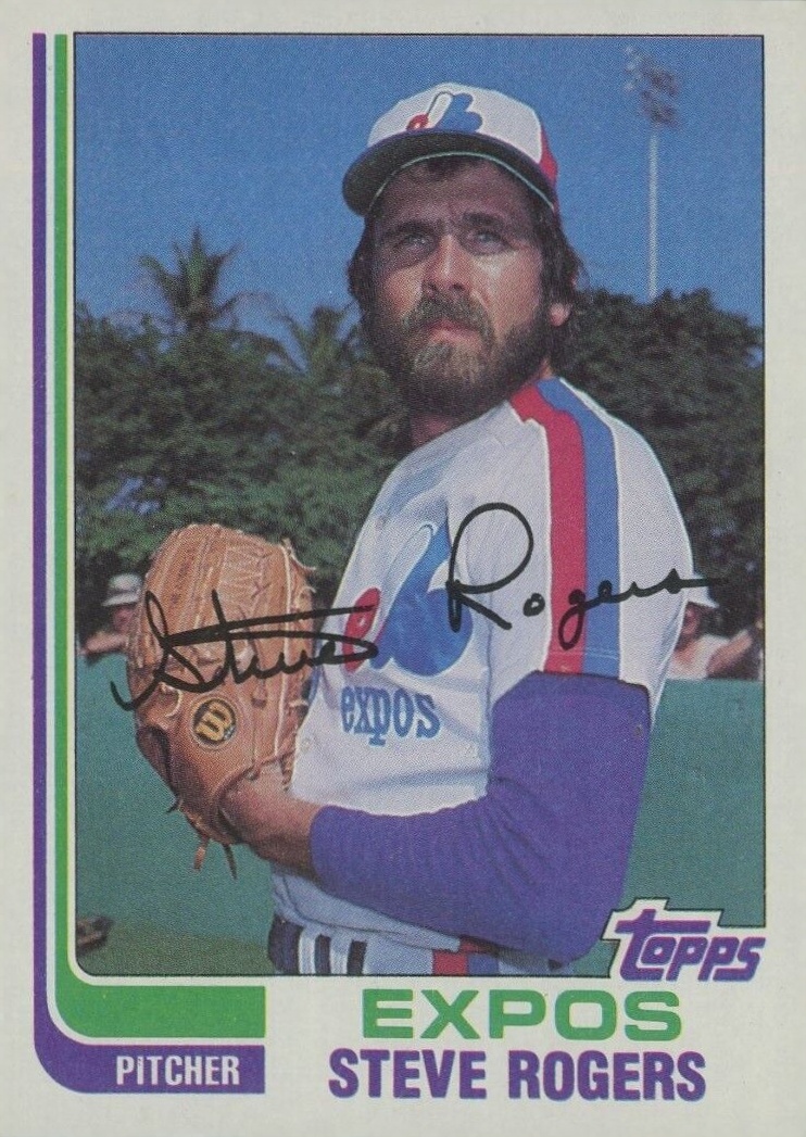 1982 Topps Steve Rogers #605 Baseball Card