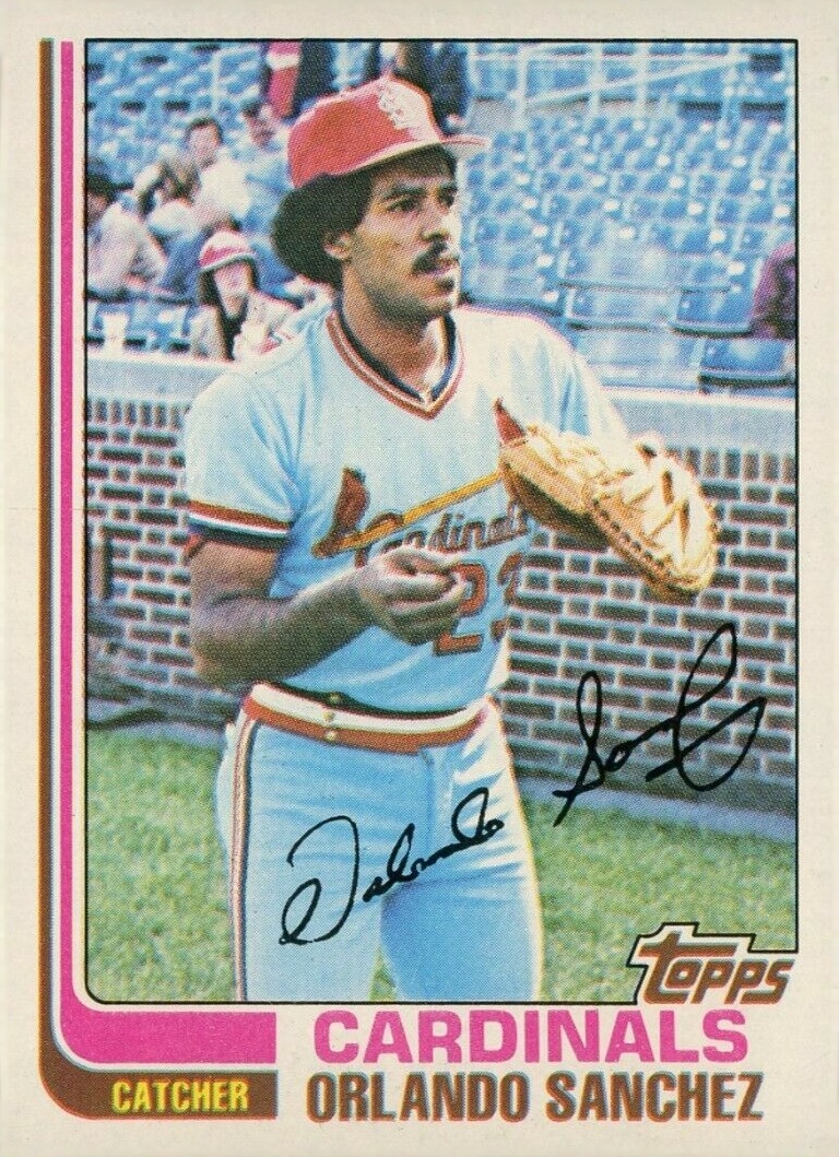 1982 Topps Orlando Sanchez #604 Baseball Card