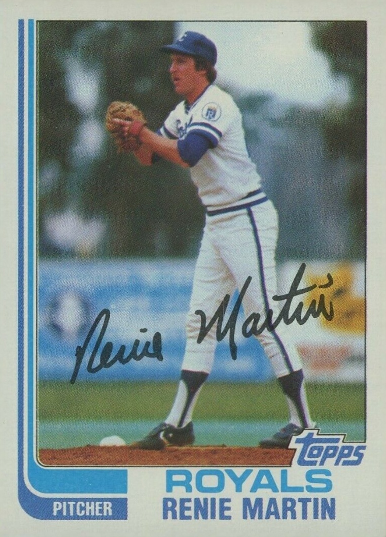 1982 Topps Renie Martin #594 Baseball Card