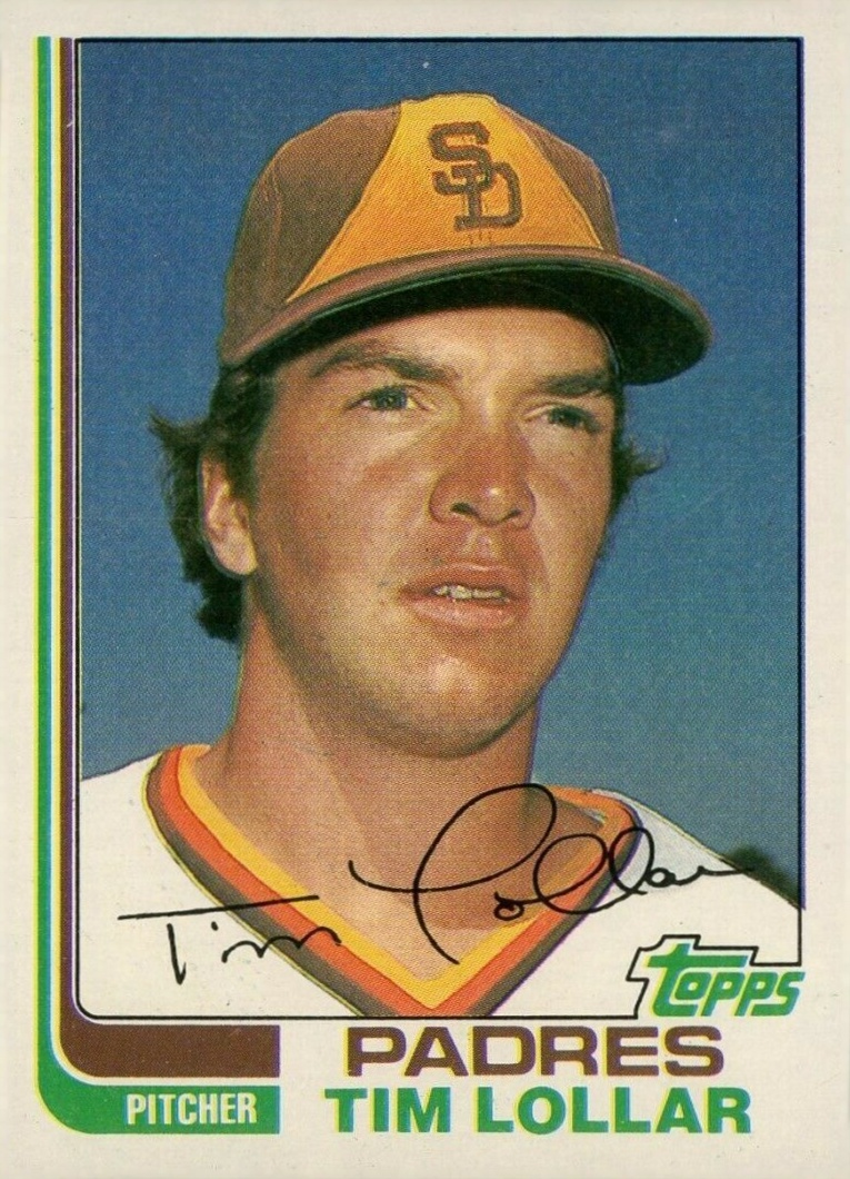 1982 Topps Tim Lollar #587 Baseball Card
