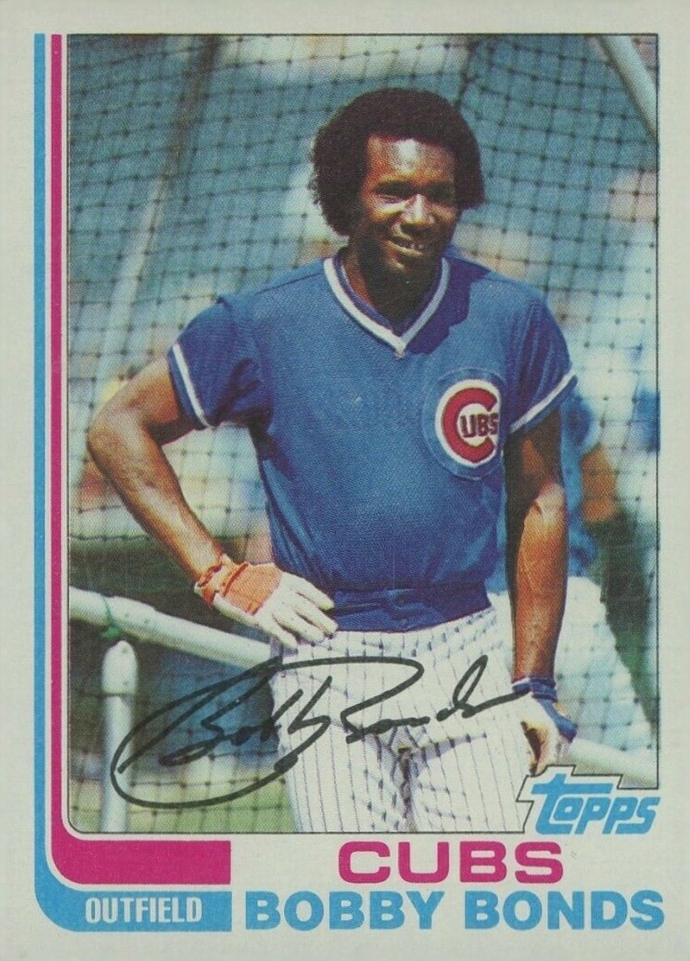 1982 Topps Bobby Bonds #580 Baseball Card