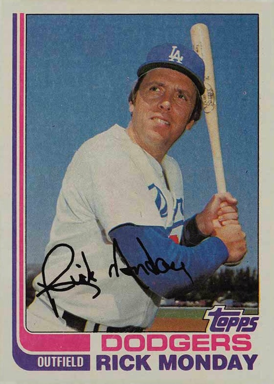 1982 Topps Rick Monday #577 Baseball Card