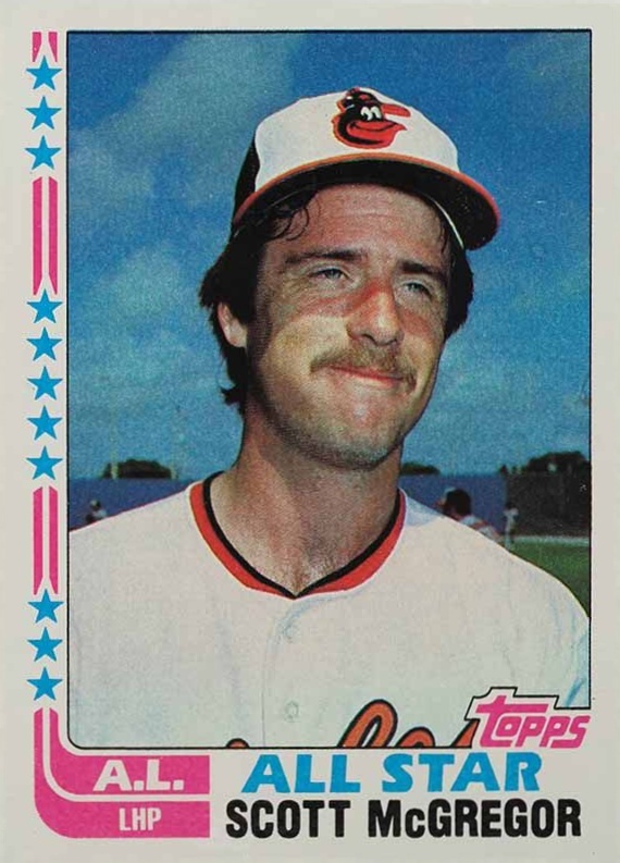 1982 Topps Scott McGregor #555 Baseball Card