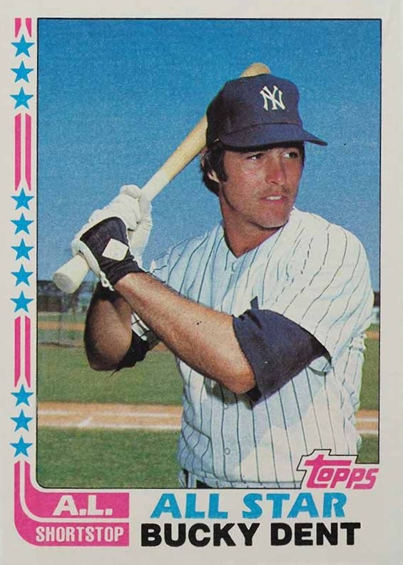 1982 Topps Bucky Dent #550 Baseball Card