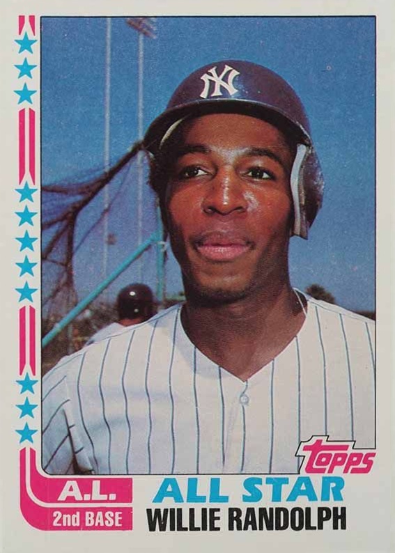 1982 Topps Willie Randolph #548 Baseball Card