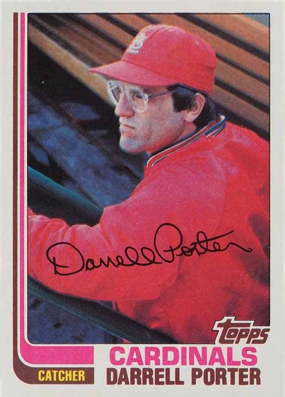1982 Topps Darrell Porter #447 Baseball Card