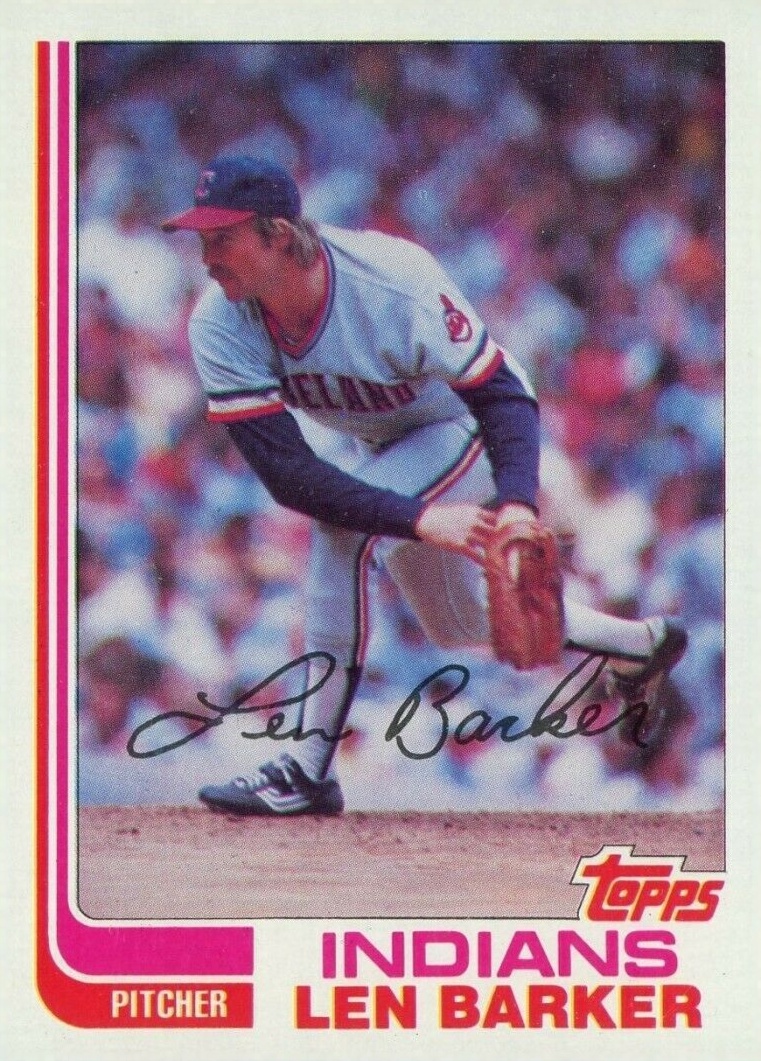 1982 Topps Len Barker #360 Baseball Card