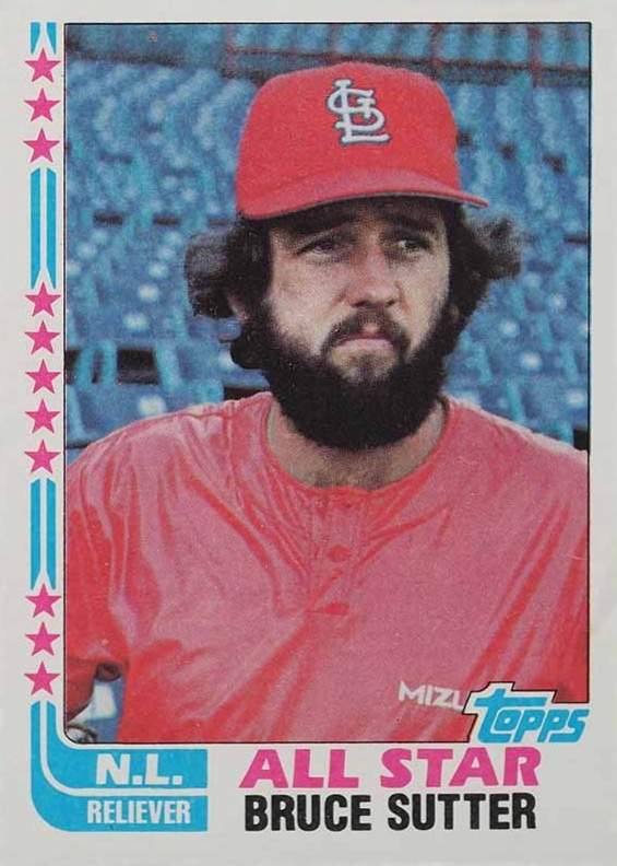 1982 Topps Bruce Sutter #347 Baseball Card