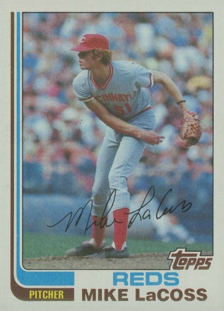 1982 Topps Mike LaCoss #294 Baseball Card