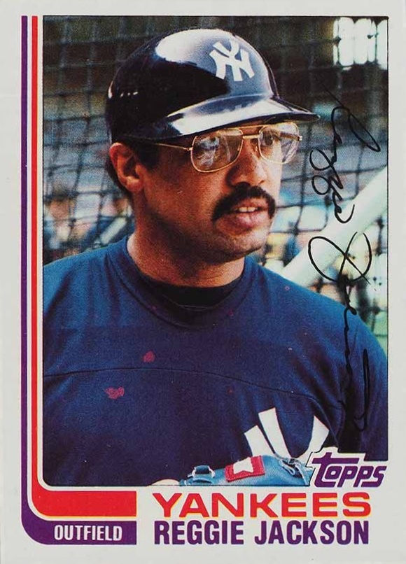 1982 Topps Reggie Jackson #300 Baseball Card