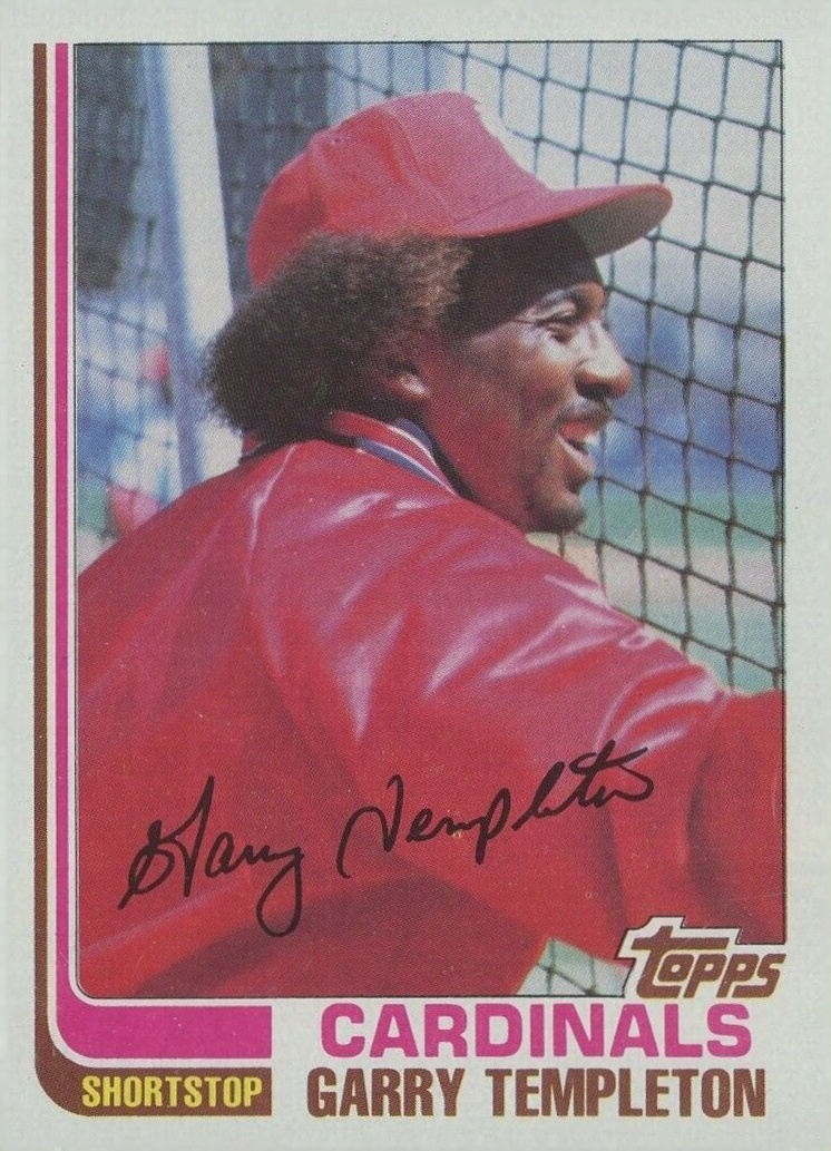 1982 Topps Garry Templeton #288 Baseball Card