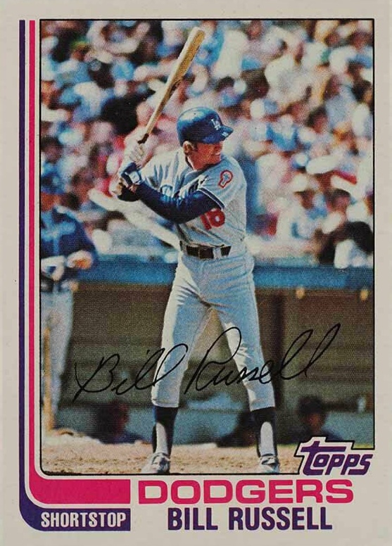 1982 Topps Bill Russell #279 Baseball Card