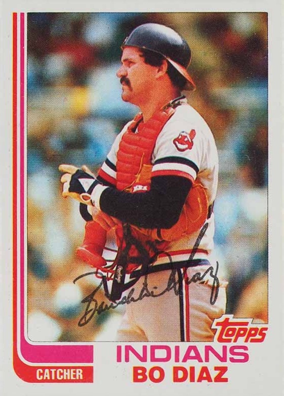 1982 Topps Bo Diaz #258 Baseball Card