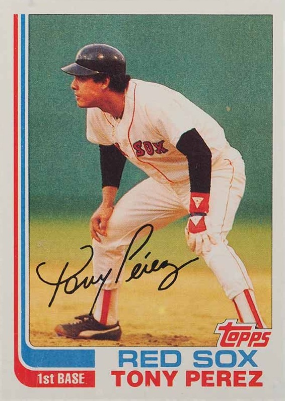 1982 Topps Tony Perez #255 Baseball Card