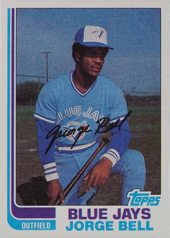 1982 Topps Jorge Bell #254 Baseball Card