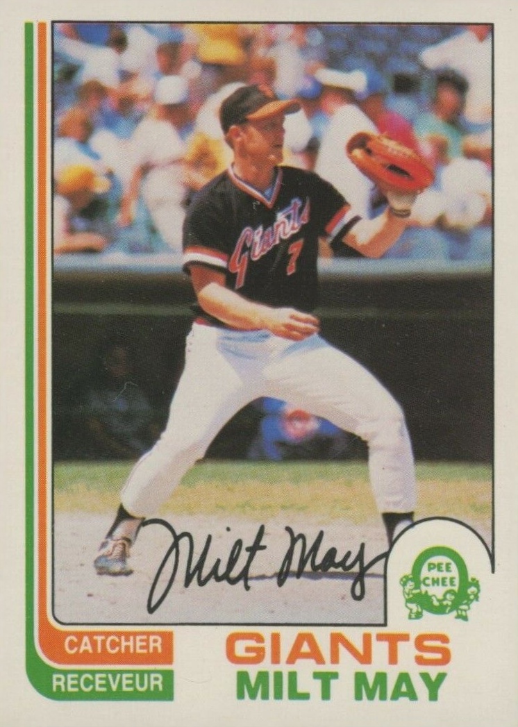 1982 Topps Milt May #242 Baseball Card