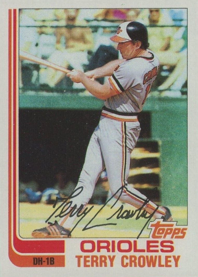 1982 Topps Terry Crowley #232 Baseball Card