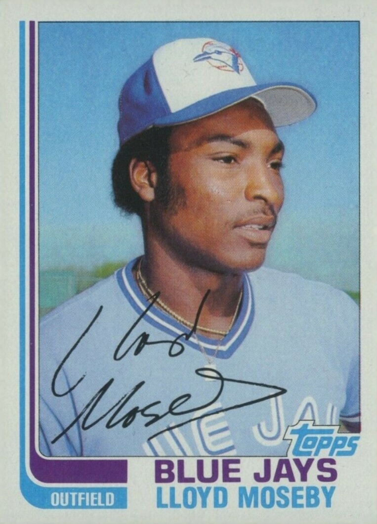 1982 Topps Lloyd Moseby #223 Baseball Card