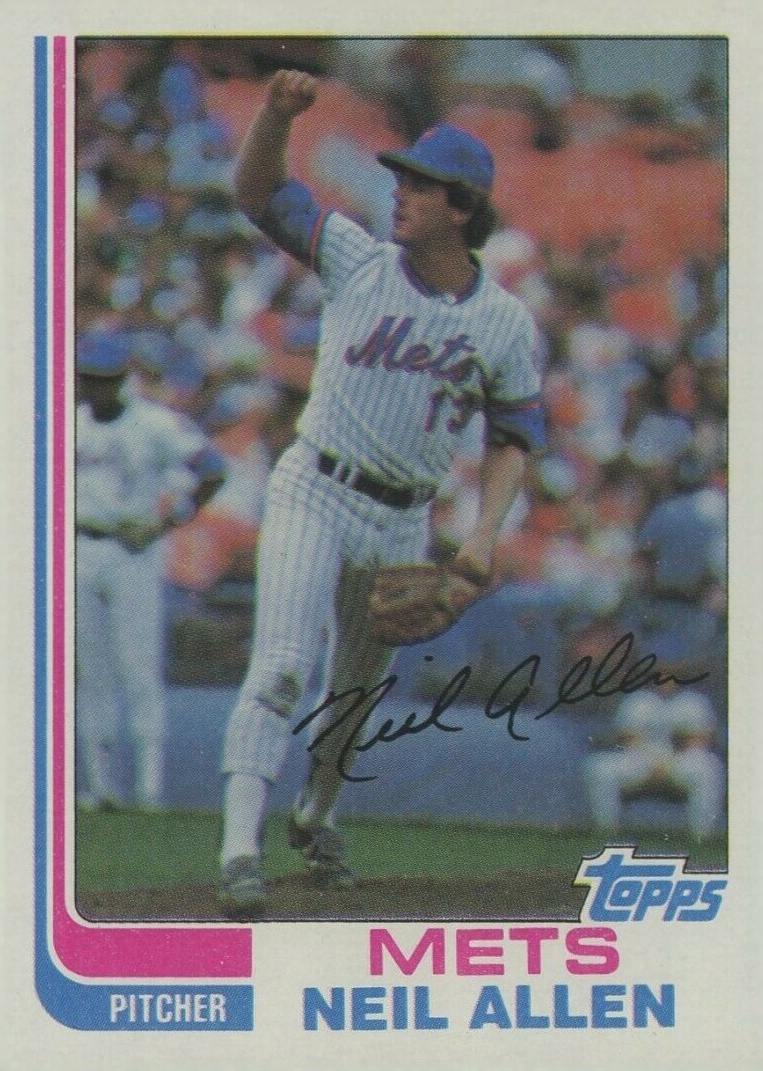 1982 Topps Neil Allen #205 Baseball Card