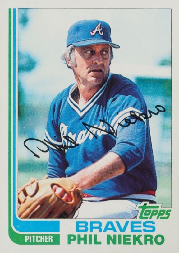1982 Topps Phil Niekro #185 Baseball Card