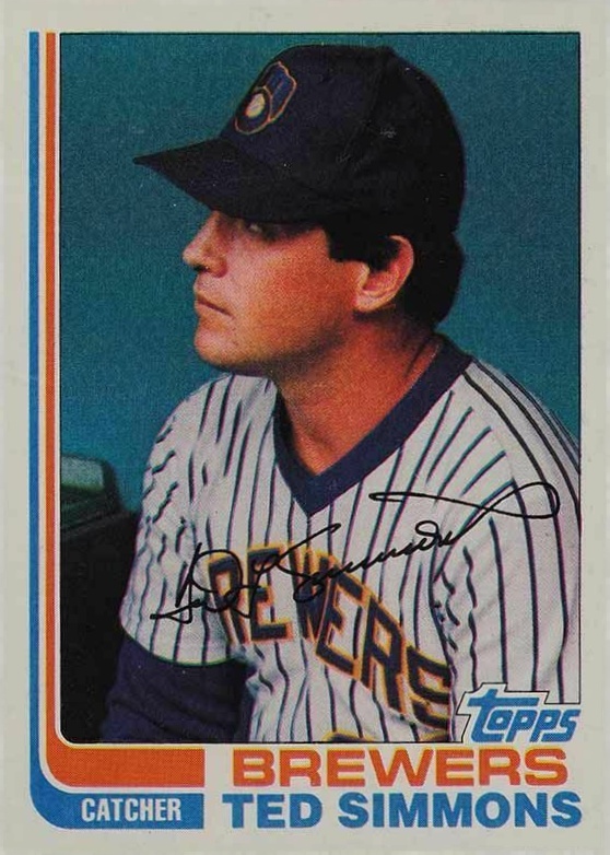 1982 Topps Ted Simmons #150 Baseball Card