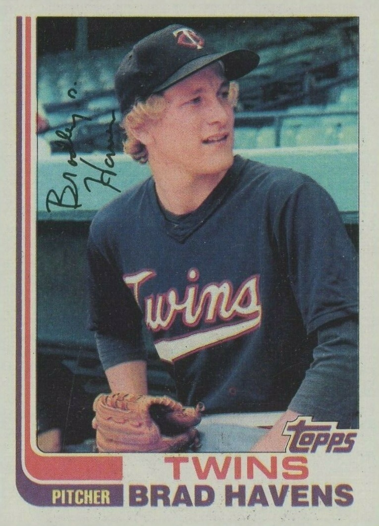1982 Topps Brad Havens #92 Baseball Card