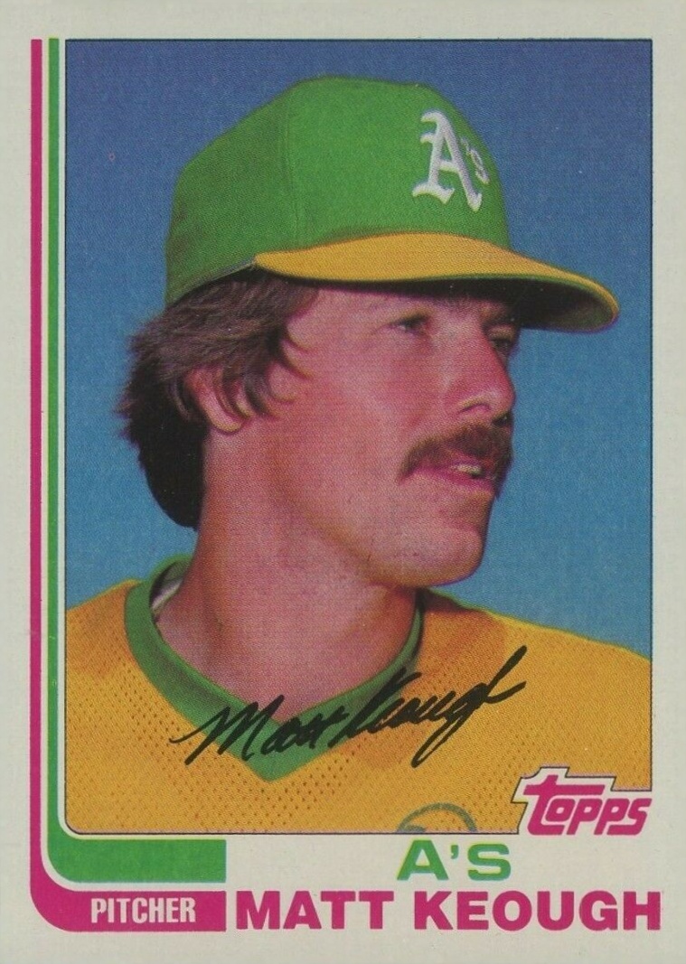 1982 Topps Matt Keough #87 Baseball Card