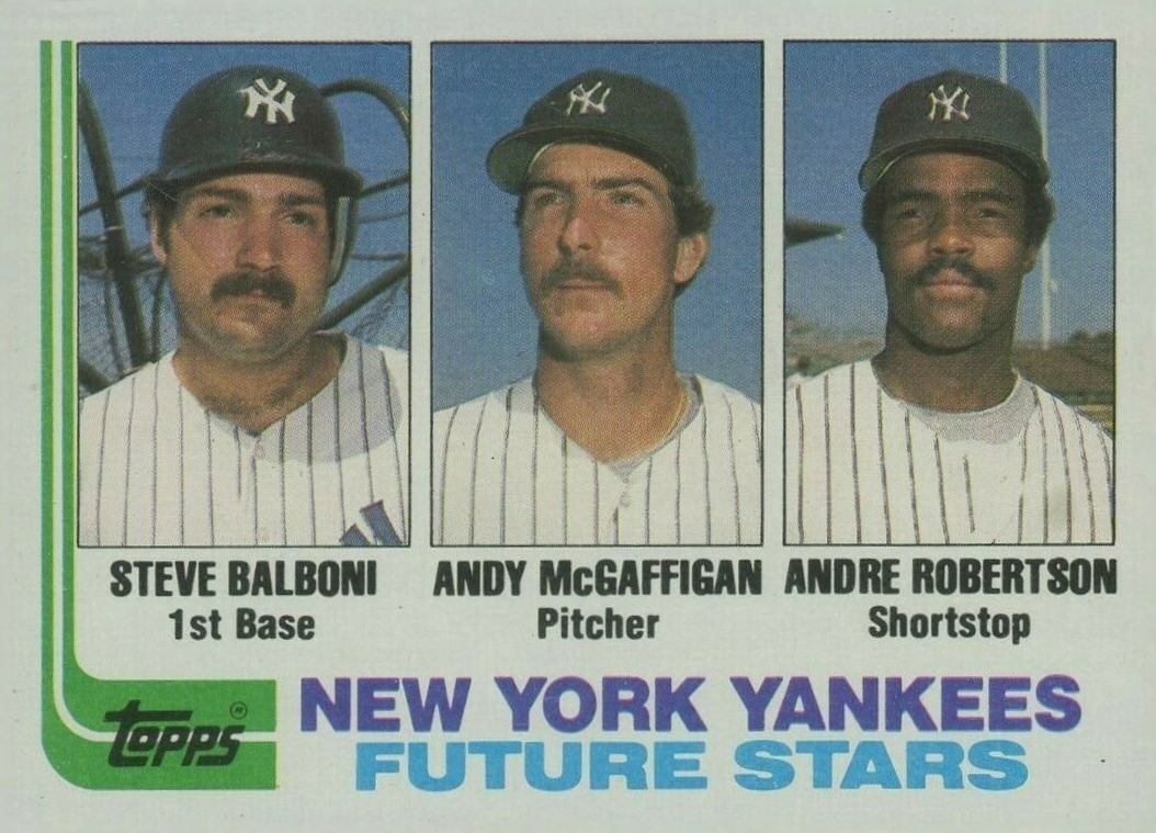 1982 Topps Yankees Future Stars #83 Baseball Card