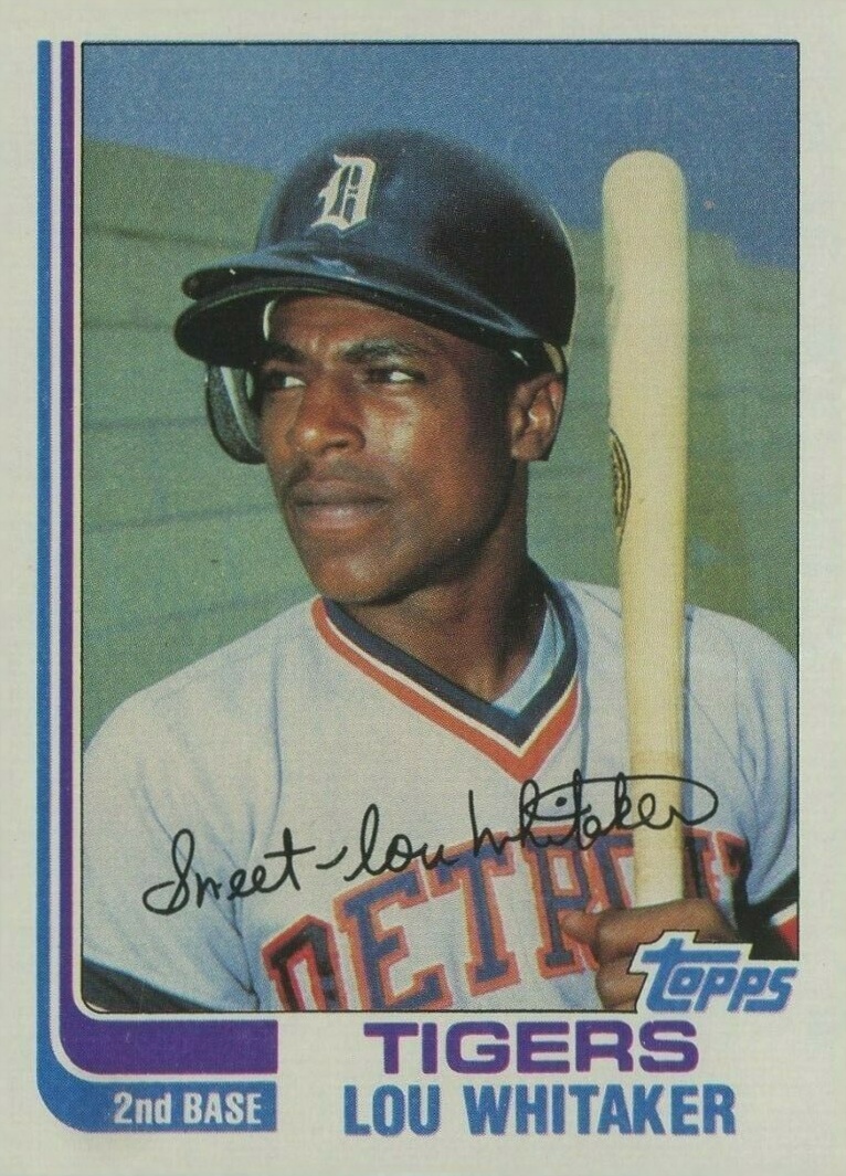 1982 Topps Lou Whitaker #39 Baseball Card