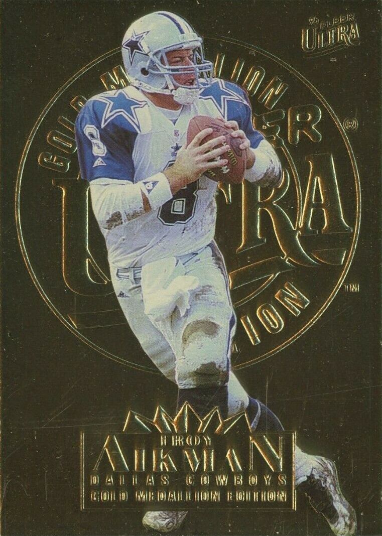 1995 Ultra Gold Medallion Troy Aikman #71 Football Card