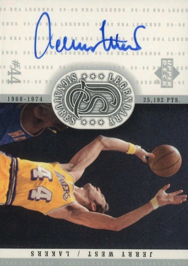 2000 Upper Deck Legends Legendary Signatures Basketball Card Set