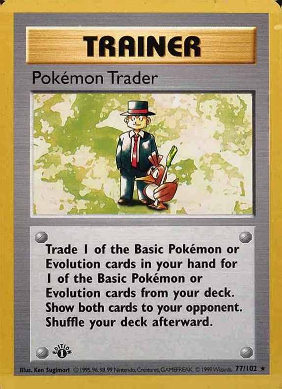 1999 Pokemon Game Pokemon Trader #77 TCG Card